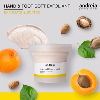 Incredible Scrub Andreia - Esfoliante para mãos e pés 200ml