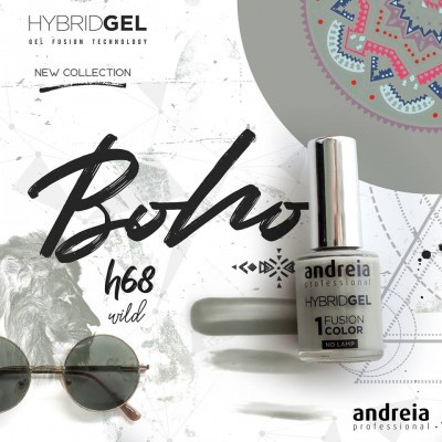 HYBRID GEL ANDREIA – Fusion Color H68 - Wild (Verde Tropa Selvagem)