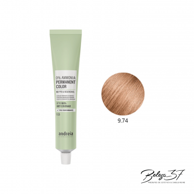 Coloração Permanente Andreia 0% Amoníaco 9.74