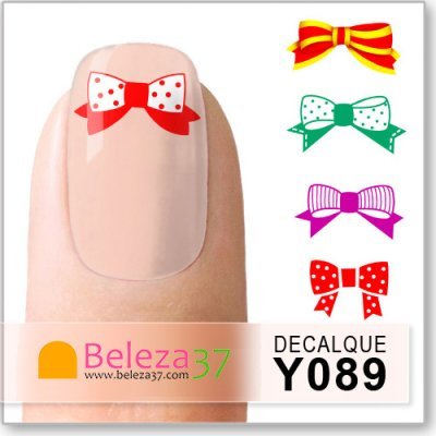 Decalques dos Laços Coloridos (Y089)