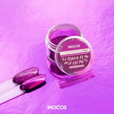 Glitter Inocos - Roxo Power Inocos 3g