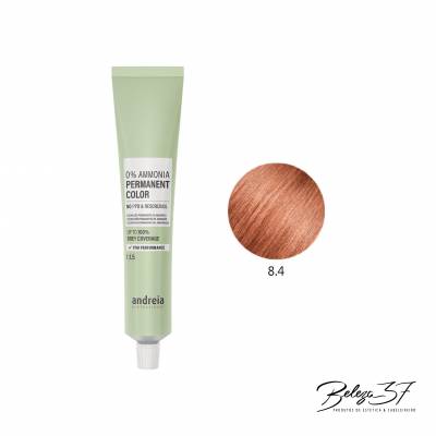 Coloração Permanente Andreia 0% Amoníaco 8.4