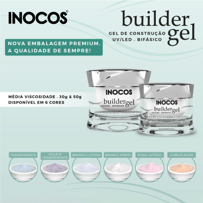 Gel Construção Inocos - Branco Ponta Média Viscosidade 50g
