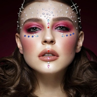 Kit de 10 Caixas de Peças Nail Art + Lápis Aplicador + Pinça (Envio em 3 dias)