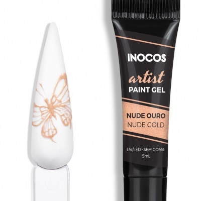 Paint Gel Artist Inocos 5ml - Nude Ouro