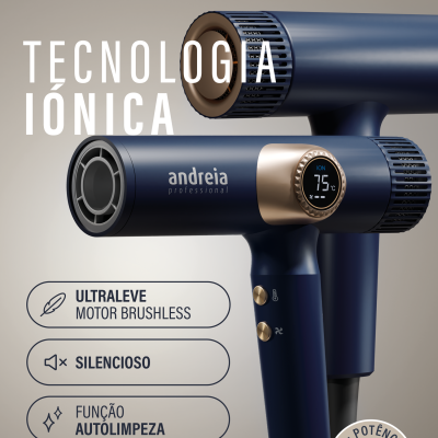 Secador Iónico - Ion Shield Pro Dryer Andreia 2000W