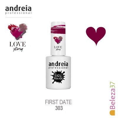 Verniz Gel Andreia 303 - First Date - Vermelho Cereja