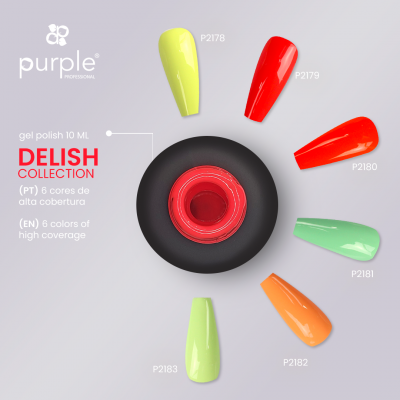 Verniz Gel PURPLE P2183 - Delish Donut