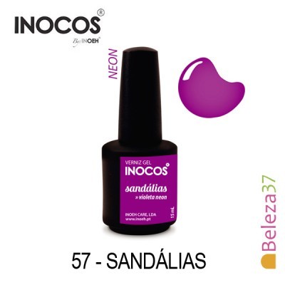 Verniz Gel Inocos 57 — Sandálias (Violeta Neon)