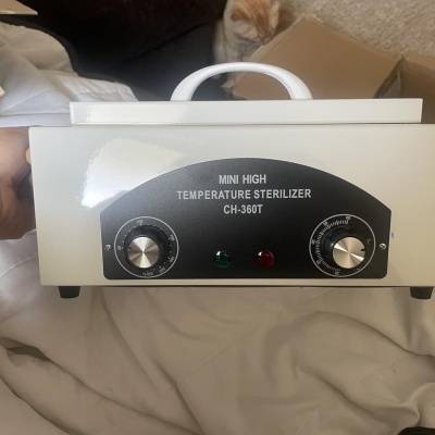 Esterilizador de Alta Temperatura com Temporizador e Luz Indicadora