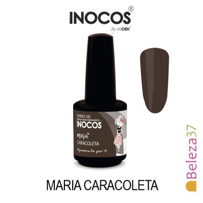 Verniz Gel Inocos 159 – Maria Caracoleta (Castanho Chocolate)