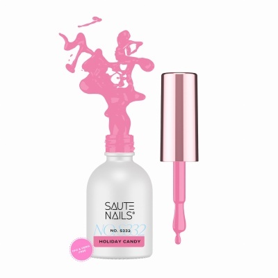 Verniz Gel Saute Nails S332 - Holiday Candy (Rosa Intenso)