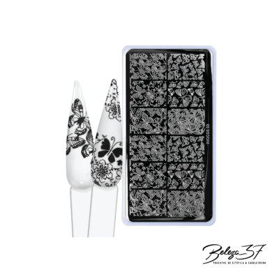 Placa Carimbo Inocos - 03 - Borboleta