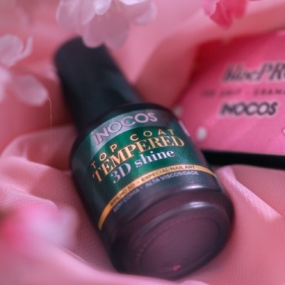 Top Coat Tempered Inocos Brilho 3D Sem Goma