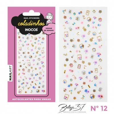 Autocolante para unhas Inocos - Padrão 12