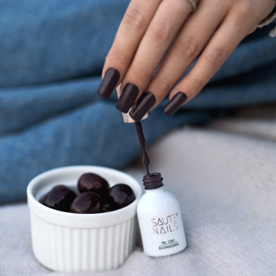Verniz Gel Saute Nails S261 Buonasera (Marrom Acinzentado)