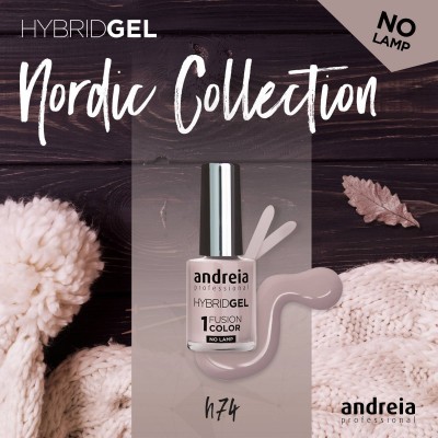 HYBRID GEL ANDREIA – Fusion Color H74 - Nude