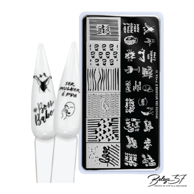 Placas Carimbo Inocos - Lady 1