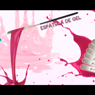 Espátula para Mexer Gel Purple