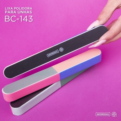 Lima / Lixa Polidora de Unhas BC-143 Mundial 7 faces