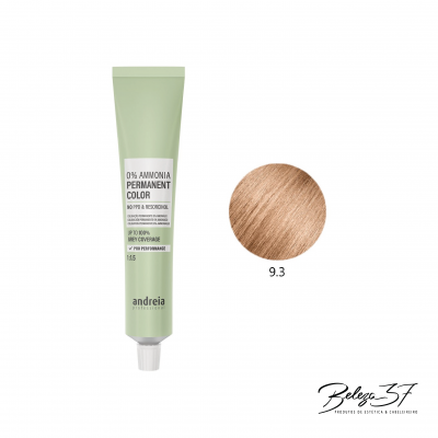 Coloração Permanente Andreia 0% Amoníaco 9.3
