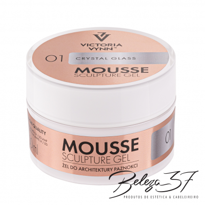 Mousse Sculping Gel Victoria Vynn - 01 - Crystal Glass (Transparente) 50ml