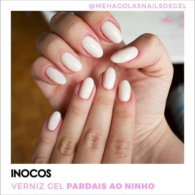 Verniz Gel Inocos – 202 - Pardais ao Ninho (Branco Marfim) 15ml