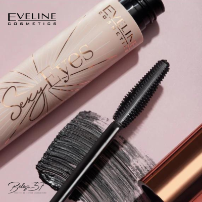 Máscara de Olhos Eveline Sexy Eyes Volume Lenght & 24h Lift