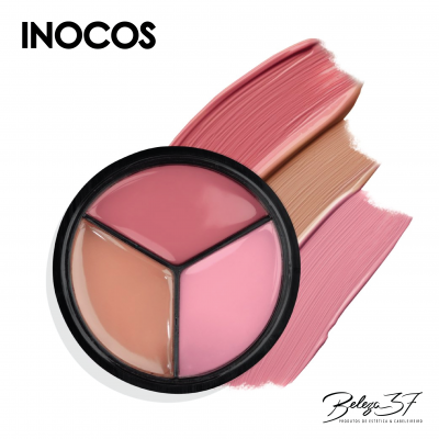Solid Tricolor Gel Inocos - 3 Pink Nudes