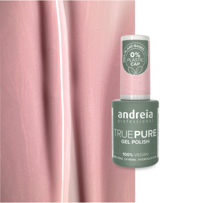 Esmalte de gel Andreia Professional TRUE PURE cor rosa com brilho