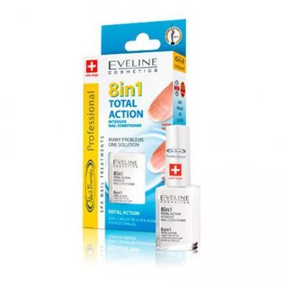 Endurecedor de Unhas Eveline Total Action 8 em 1