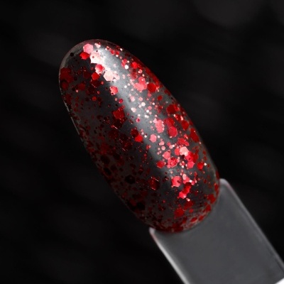 Verniz Gel Saute Nails S150 Valentina (Vermelho Glitter)