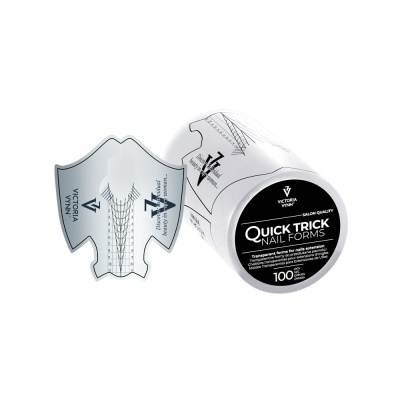 Nail Form - Moldes para Extensões Transparentes VV - 100 unidades