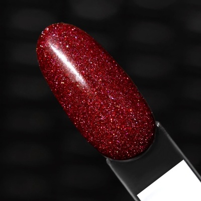 Verniz Gel Saute Nails S233 Santa Baby (Vermelho com Glitter e Efeito Flash)
