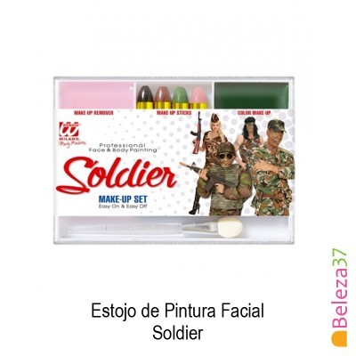 Estojo de Pintura Facial - 02 - Soldier (Soldado)