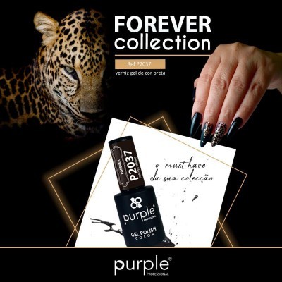 Verniz Gel PURPLE P2037 – Forever Strong (Preto)
