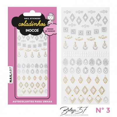Autocolante para unhas Inocos - Padrão 3