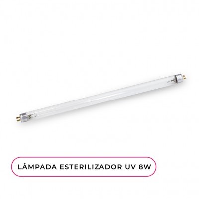 Lâmpada 8W subtituível para esterilizador UV e XL Inocos