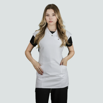 Túnica Sally Anti-Bacteriana Tamanho Único - Cor: Branco