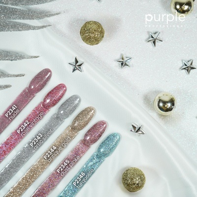 Coleção Verniz Gel PURPLE – Flash Collection (6 cores do P2341 ao P2346)