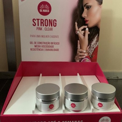 Gel Bifásico GL Nails Strong Pink 50ml