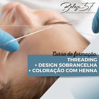Curso de Threading e Design de Sobrancelhas com henna