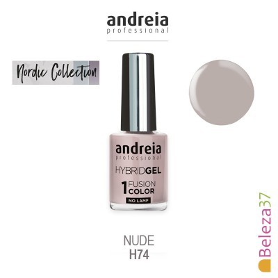 HYBRID GEL ANDREIA – Fusion Color H74 - Nude