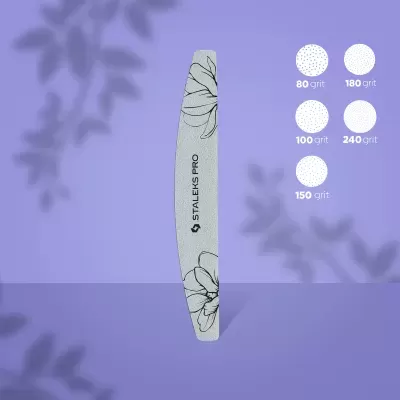 Pack 25 Limas Meia Lua Staleks 100/180 Expert 40