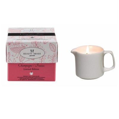 Vela Massagem Relaxante Beauty Image 35g - Champagne & Morangos