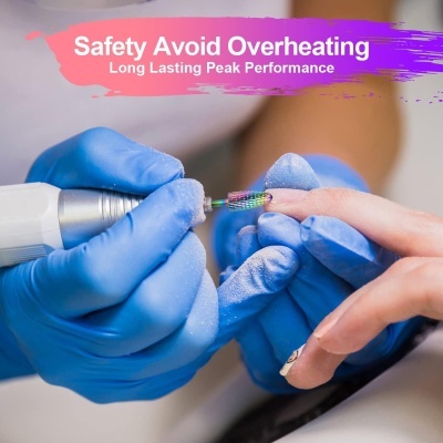 Kit com 11 Ponteiras de Broca em Tungsténio para Remoção de Gel + Oferta Caixa Armazenamento