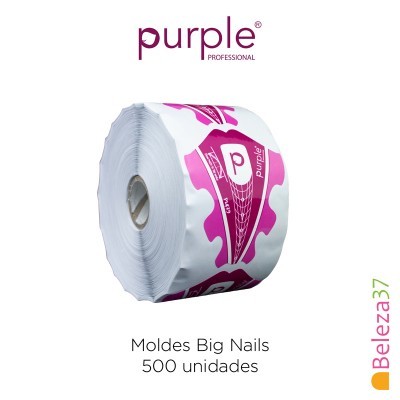 Moldes Big Nails Purple - 500 unidades
