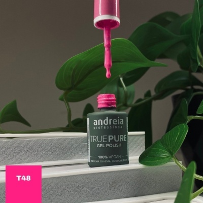 The Gel Polish Andreia True Pure T48 (Rosa Choque)