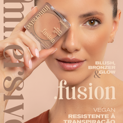 Andreia Immersive Fusion 01 Bronze Pink / Glow Finish – Tom bronzeado rosado com acabamento luminoso