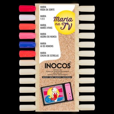 Verniz Gel Inocos – Coleção 6 Cores "Maria na TV"